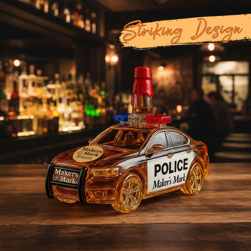 Police Car Whiskey Bottle