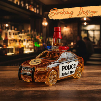 Police Car Whiskey Bottle
