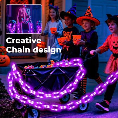 Halloween Solar-Powered Waterproof LED Chain Light String