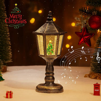 🎄Christmas Musical Snow Globe Lantern Lighted