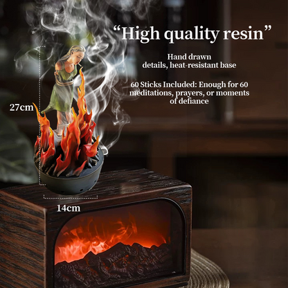 🕯️Smoke Ritual Art Piece - Creative Aroma Diffuse/ 60 Sandalwood Sticks