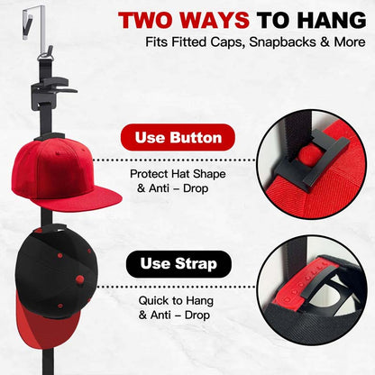 🧢 Over-the-Door Hat Rack