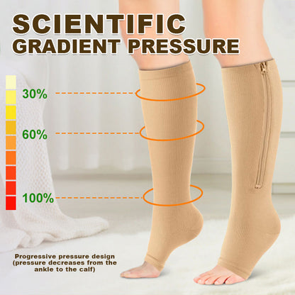 🏃‍♂️ Sports Zipper Socks – Comfort, Support & Easy On/Off