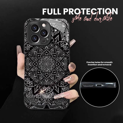 🖤 Dark Totem Mandala Chain Phone Case