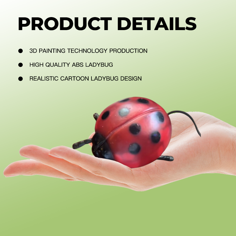 🐞Seven-star Ladybug Lamp: 3D Bioluminescent Art