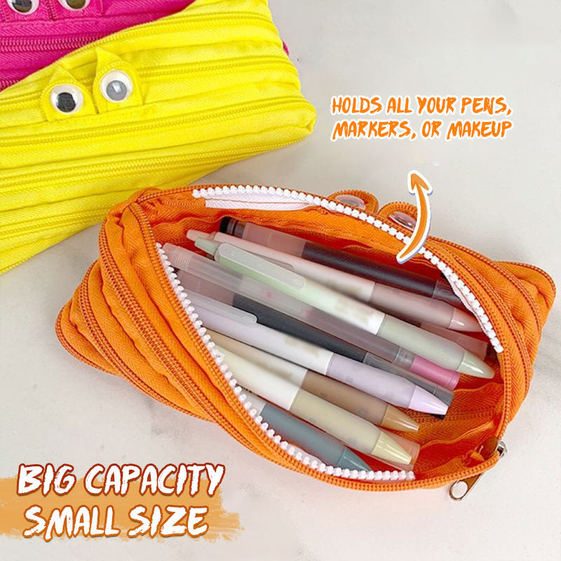 🐾 Zip-It Monster Pencil Case – Cute, Smart & Multi-Use!