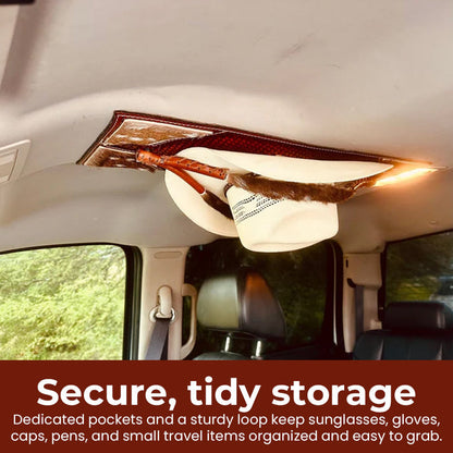 🐮🤠 Western Leather Visor Organizer