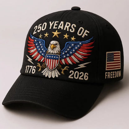 🔥Last Day 50% OFF - Eagle & Liberty – United States 250th Anniversary Hat✨(Breathable & Lightweight Comfort & Unisex Fit)