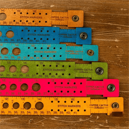 🧶The Crafters' Multi-Wrap | 7-in-1 Leather Measuring Tool