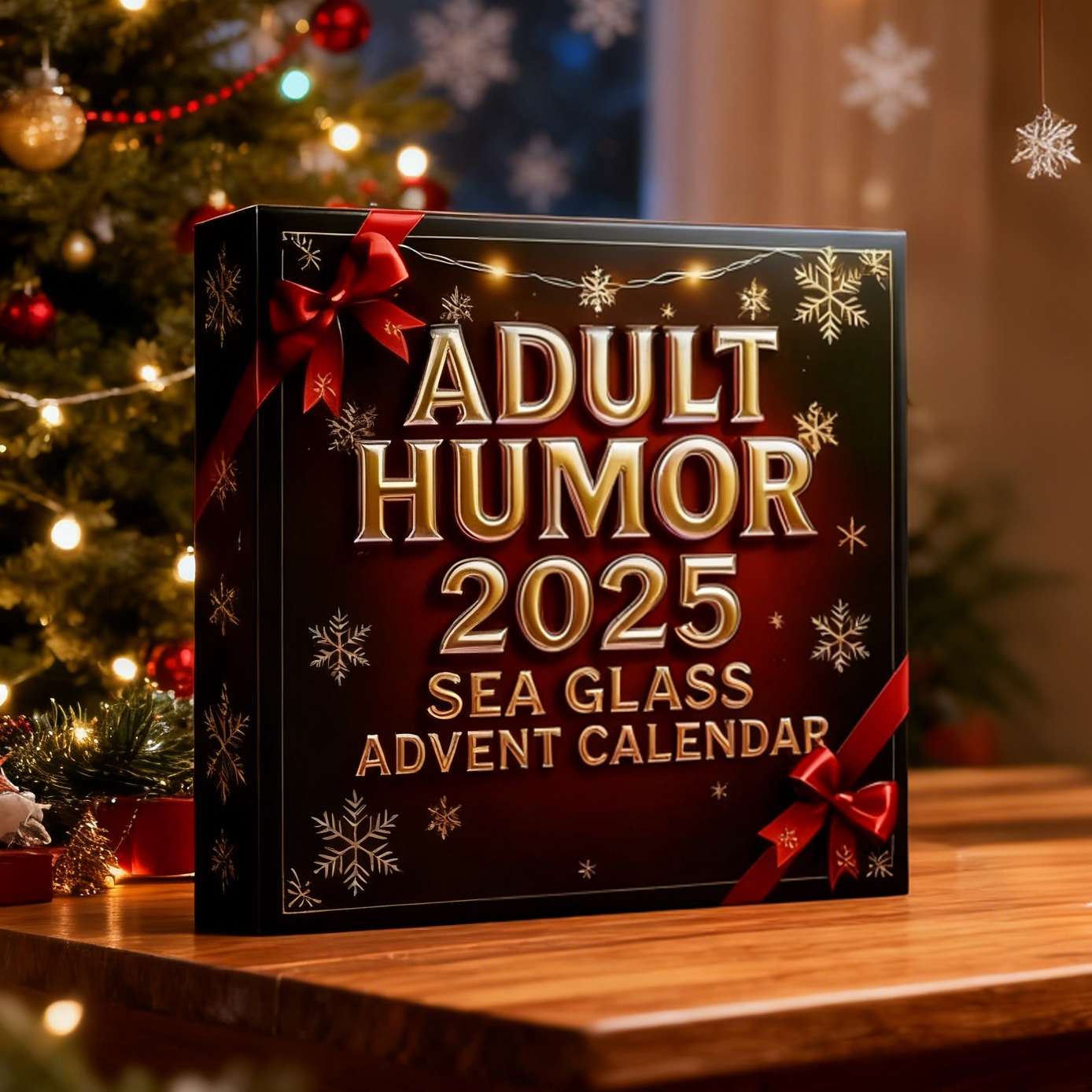 🌊🎄Sea Glass Accents 2025 Adult Humor Advent Calendar💥LIMITED 2025 EDITION
