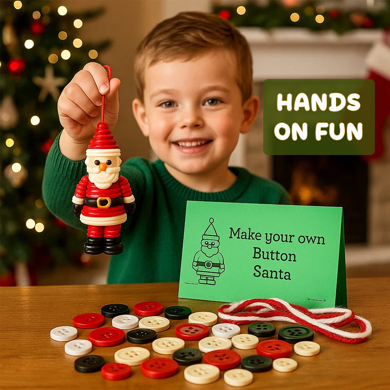 ☃️ DIY Button Snowman Ornament Kit☃️