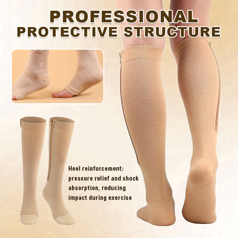🏃‍♂️ Sports Zipper Socks – Comfort, Support & Easy On/Off