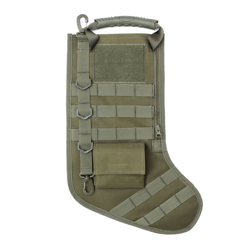 🎄 Personalized Tactical Christmas Stocking – Military Style Holiday Gift 🎁