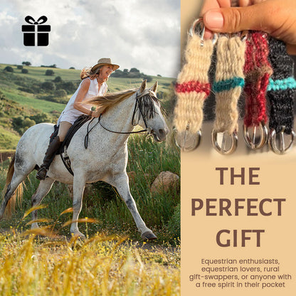 🐴 Mini Girth Keychain — Carry the Spirit of the Saddle 🌾