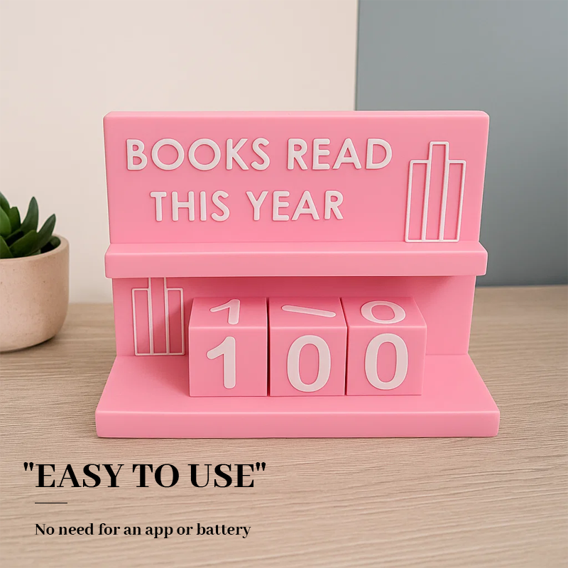 📖Bookshelf Decor Book Read This Year Counter