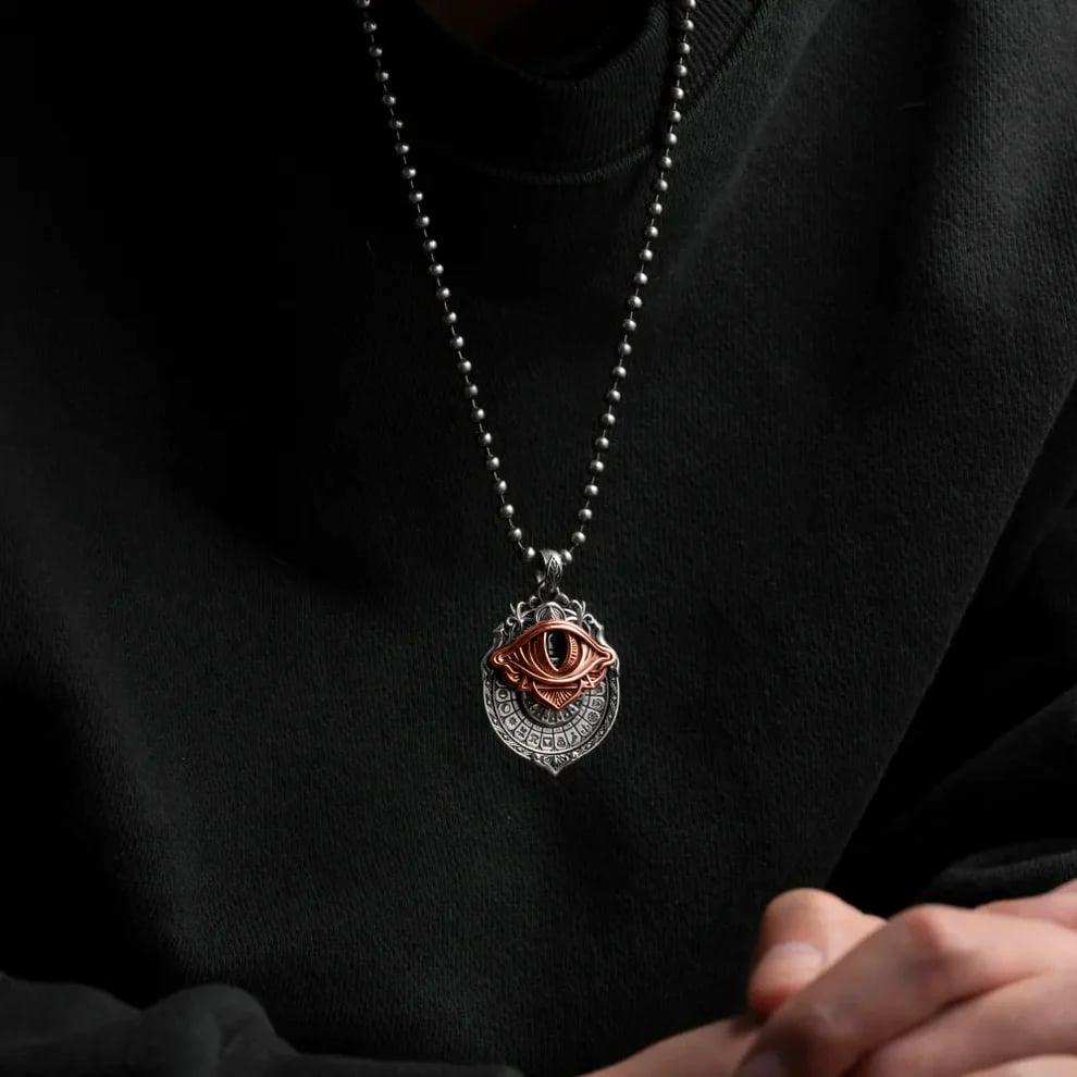 🏆Flash Sale⚡ 50K+ SOLD!👁️‍🗨️Handmade Tarot Vision Pendant: Connect to Cosmic Wisdom Anytime(Cheat Sheet Included)