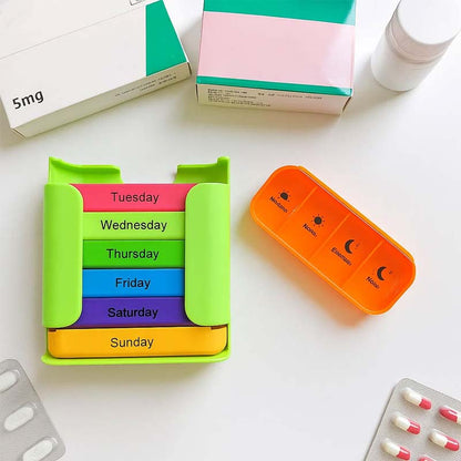 💊 Stay on Track - 49% OFF - ✨7-Day Medication Organizer - For Effortless Health Management! 📅