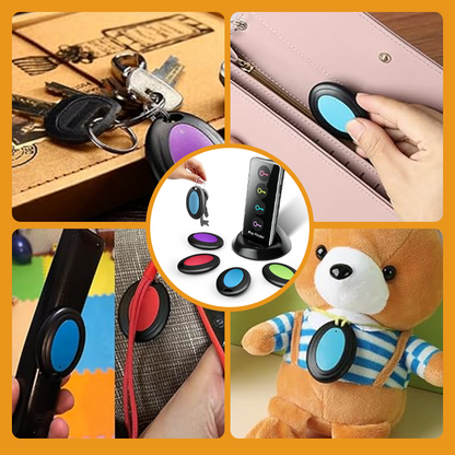 🔑Smart Key Finder Set(1 Transmitter + 4 Receivers)