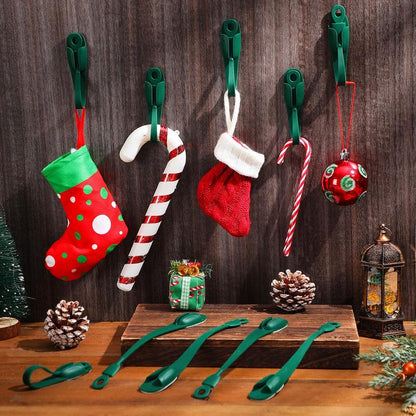 🎅🎄 12 PCS Christmas Silicone Garland Hanger Hooks