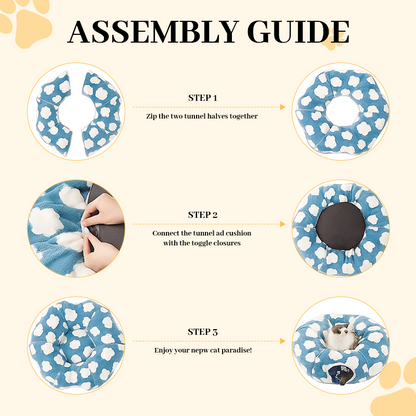 🐾 Lesure Cat Tunnel Bed