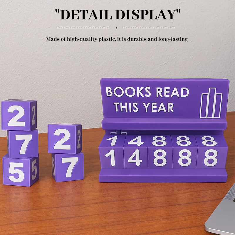 📖Bookshelf Decor Book Read This Year Counter