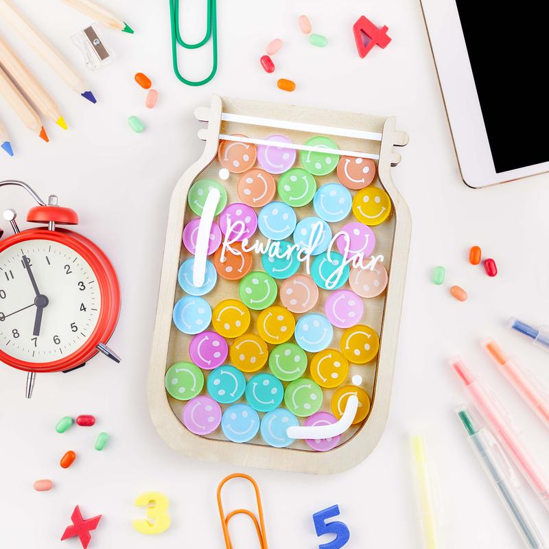 Magnetic Reward Jar with 25 Tokens