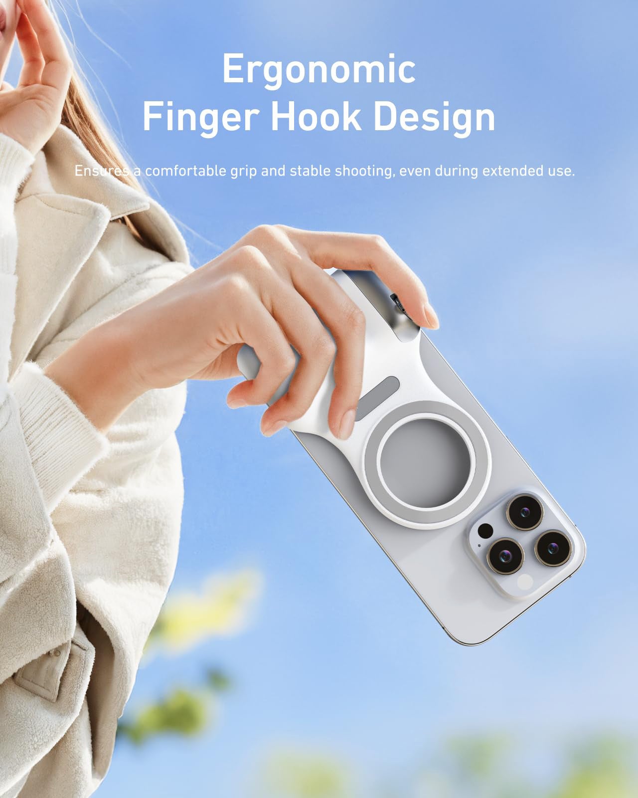 Ultimate Magnetic Phone Grip & Selfie Light Combo! 📱✨