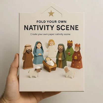 🕊️DIY Paper Nativity Scene Set
