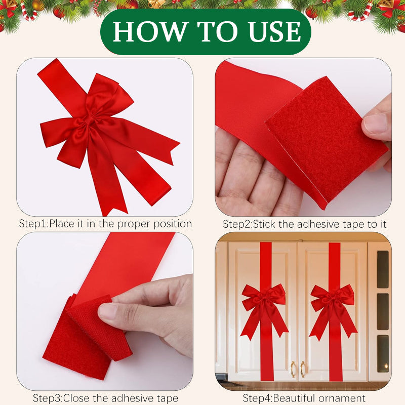 🎀 “The Christmas Welcome Ribbon” – Where Every Door Tells a Story