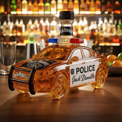 Police Car Whiskey Bottle