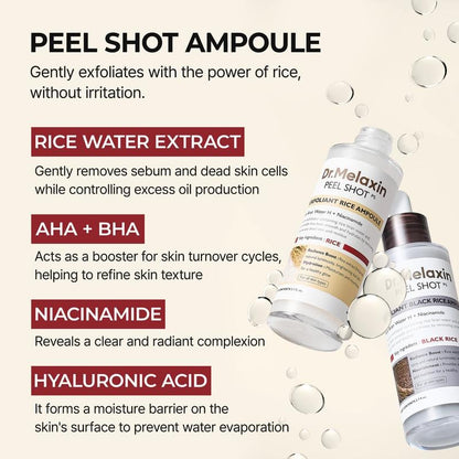 🏆Flash Sale⚡ 50K+ SOLD! Almost Gone-💥🔥Peel Shot Glow Rice Ampoule Duo