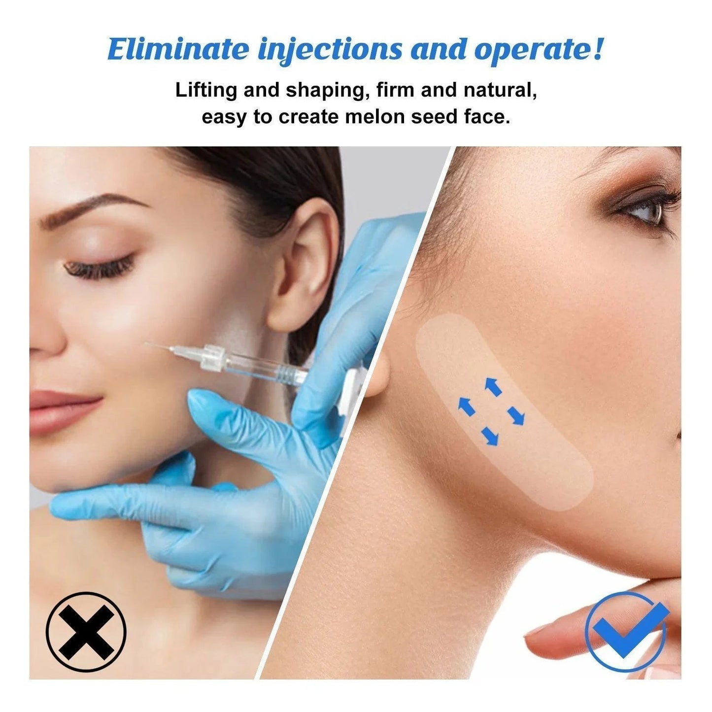 Invisible Face Lifter Tape✨Has a delicate V face(40pcs)
