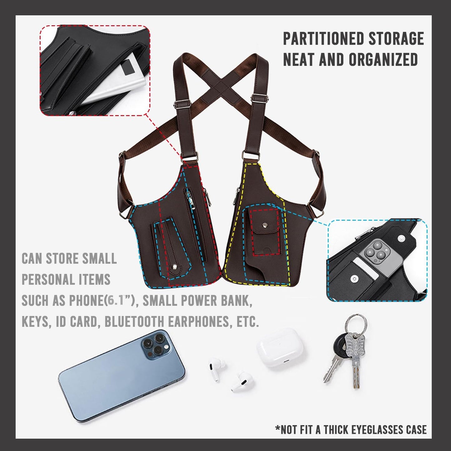 🛡️ Hidden Anti-Theft Underarm Holster Bag