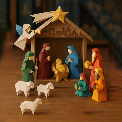 🕊️DIY Paper Nativity Scene Set
