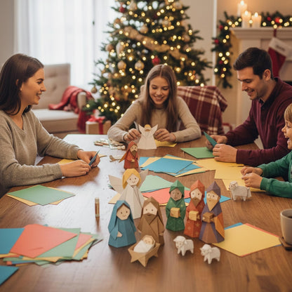 🕊️DIY Paper Nativity Scene Set