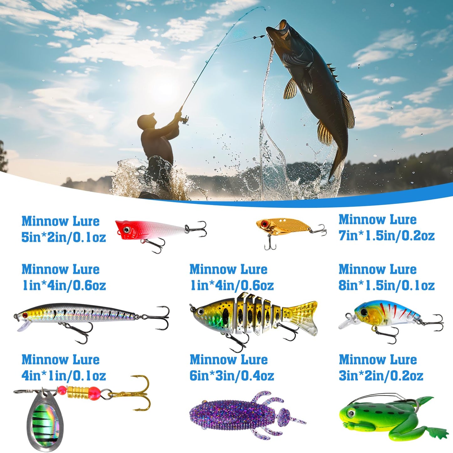 🎣 Advent Calendar 2025 Fishing Lure Set