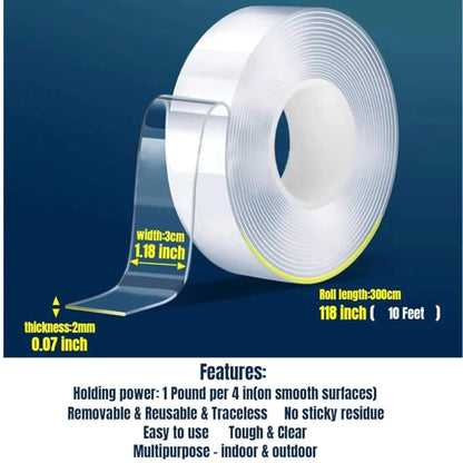 🔥Double Sided Tape Heavy Duty (10FT)