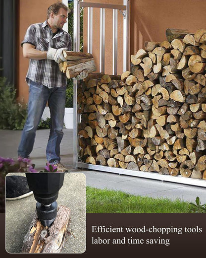 🔩 6-Piece Heavy-Duty Wood Splitter Drill Bit Kit