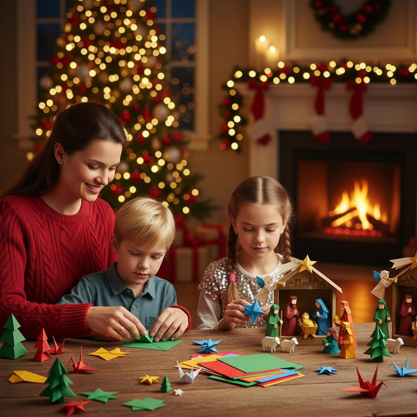 🕊️DIY Paper Nativity Scene Set