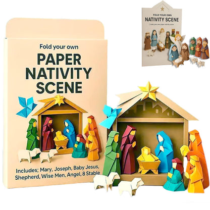 🕊️DIY Paper Nativity Scene Set