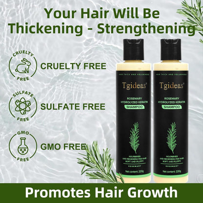 ⏰Limited stock!🌿 Rosemary Hydrolyzed Keratin Shampoo