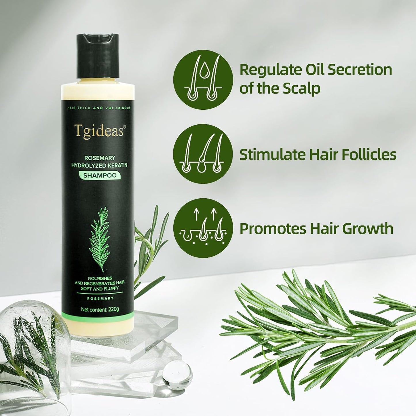 ⏰Limited stock!🌿 Rosemary Hydrolyzed Keratin Shampoo