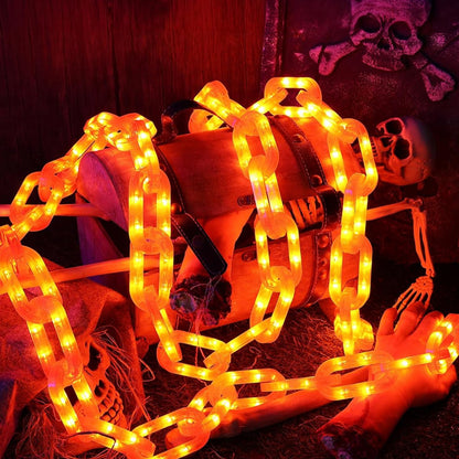 Halloween Solar-Powered Waterproof LED Chain Light String