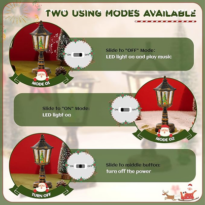 🎄Christmas Musical Snow Globe Lantern Lighted
