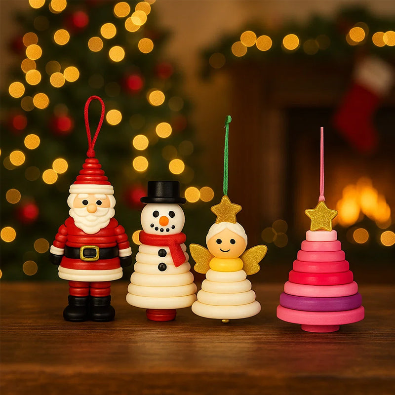 ☃️ DIY Button Snowman Ornament Kit☃️