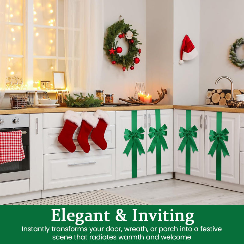 🎀 “The Christmas Welcome Ribbon” – Where Every Door Tells a Story