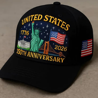 🔥Last Day 50% OFF - Eagle & Liberty – United States 250th Anniversary Hat✨(Breathable & Lightweight Comfort & Unisex Fit)