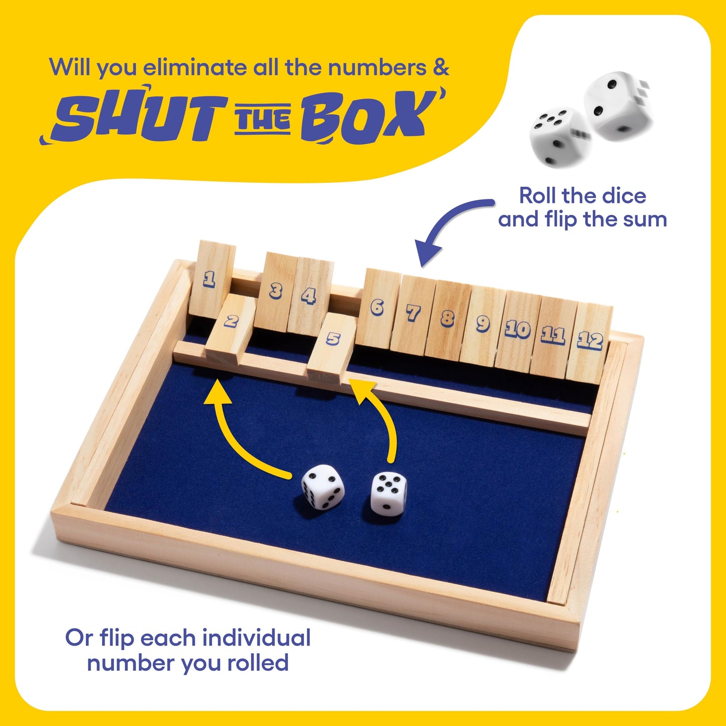 🏆《Shut The Box Brain War!》- Board Games for Kids and Adults, and Strategy Games🎲