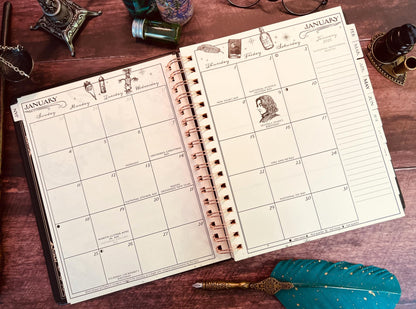 🧙‍♂️ Magical Calendar - Dated Weekly Planner For 2026