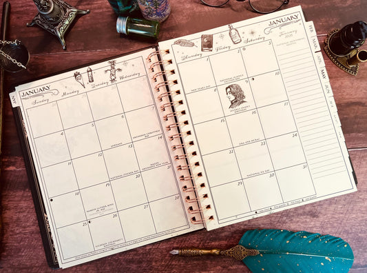 🧙‍♂️ Magical Calendar - Dated Weekly Planner For 2026